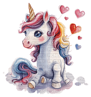 Unicorn Heart - Free PNG