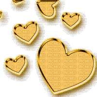 Goldene Herzen - GIF animate gratis