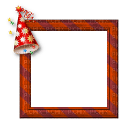 Small Orange/Red Frame - 無料png