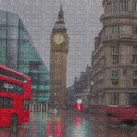 Raining in London - Free animated GIF