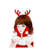 Anime christmas ❤️ elizamio - nemokama png