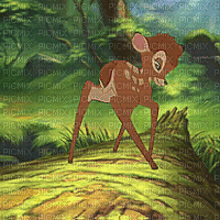 Bambi gif BG movie Disney  fond - Animovaný GIF zadarmo