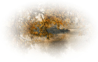 landskap-höst-sjö----landscape-autumn-lake - zdarma png