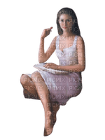 kvinna-sitter---------woman--seated - png gratuito