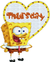 Kaz_Creations Days Of The Week Thursday  Animated - Безплатен анимиран GIF