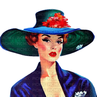 kikkapink vintage woman fashion hat - png gratis