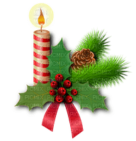 Christmas Candle - безплатен png