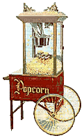 Popcorn Wagen - GIF animé gratuit