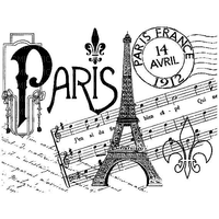 paris overlay - png gratis