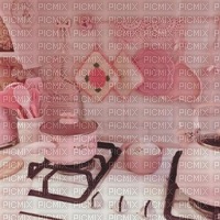 Pink Kitchen Counter - 無料png