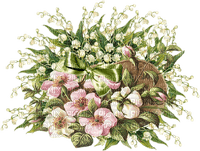 Vintage Flowers - nemokama png