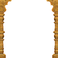 Pillar Gold India Temple