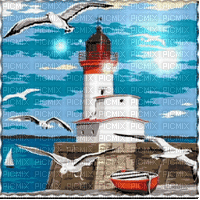 leuchtturm lighthouse phare faro milla1959 - Darmowy animowany GIF