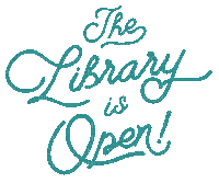 The Library Is Open! - Animovaný GIF zadarmo