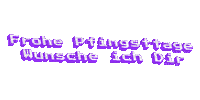 Frohe Pfingsten - GIF animate gratis