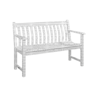 kikkapink deco scrap white bench - kostenlos png