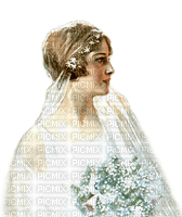 Vintage bride - gratis png