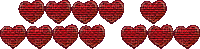 have a nice day hearts text animated - GIF animasi gratis