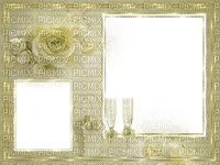 beige-gold_Frame-533x400 - 無料png