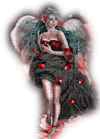 dolceluna ange woman angel pink - darmowe png