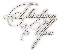 soave text thinking of you sepia - 無料png