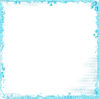 Turquoise Hearts and Glitter Frame - ücretsiz png