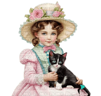 loly33 enfant chat printemps - безплатен png