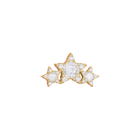 Stars Gif Gold White - Bogusia - Free animated GIF