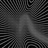 Forme hypnotique noir et blanc - GIF animado gratis