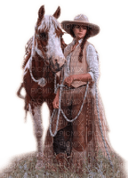 Rena Cowgirl Pferd - PNG gratuit