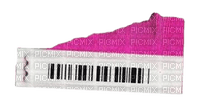 pink paper scrap - безплатен png