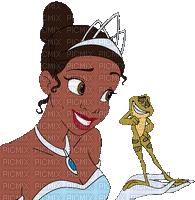 la princesse et la grenouille - GIF animado gratis
