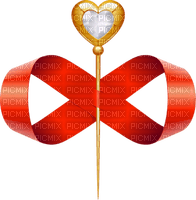 Kaz_Creations Deco Scrap Heart Pin Ribbon - besplatni png