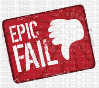epic fail - nemokama png