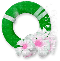Cluster.Summer.Green.White.Pink - Free PNG