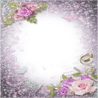 wedding fond background overlay tube vintage flower fleur purple spring printemps - png grátis