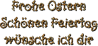 Frohe Ostern - GIF animado grátis