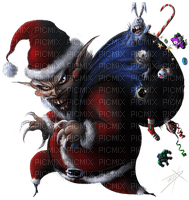gothic santa christmas gothique pere Noel - PNG gratuit