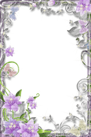 MMarcia cadre frame aquarela floral - фрее пнг