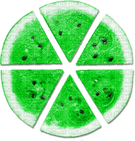 soave deco summer scrap fruit watermelon green - Free PNG