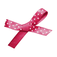 kikkapink pink bow vintage polka dots - Free PNG