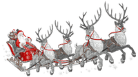 soave deco christmas santa claus sled sleigh - bezmaksas png