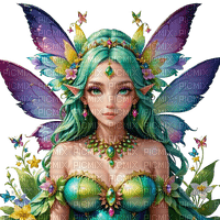 springtimes spring fairy girl woman - Free PNG