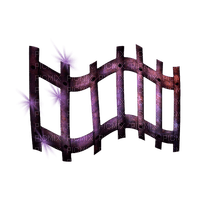 kikkapink fantasy fence purple deco - ücretsiz png