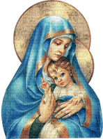 Maria mit Jesus - ingyenes png