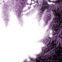Y.A.M._Landscape frame purple - png grátis
