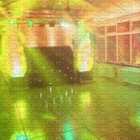 Yellow Disco Venue with DJ Booth - gratis png