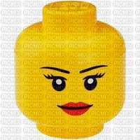 Lego Tête femme - ücretsiz png