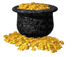 pot gold gif treasure schatz pot d'or   deco tube      animation gif anime animated - 免费动画 GIF