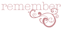 Kaz_Creations  Text Remember - darmowe png